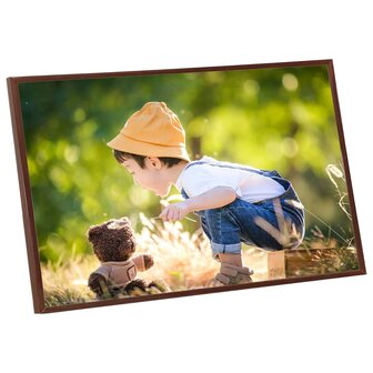 Fotolijsten 5 st voor wand of tafel 70x90 cm MDF bronskleurig 4
