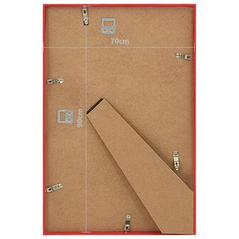 Fotolijsten 5 st voor wand of tafel 70x90 cm MDF rood 8