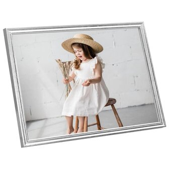 Fotolijsten 3 st voor tafel 21x29,7 cm zilverkleurig 4