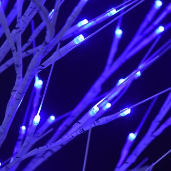 Kerstboom wilg met 140 blauwe LED&amp;apos;s binnen en buiten 1,5 m 4