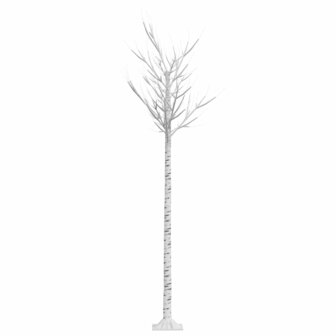 Kerstboom wilg met 200 koudwitte LED&amp;apos;s binnen en buiten 2,2 m 5