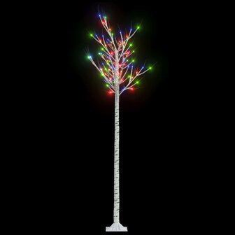 Kerstboom wilg 200 meerkleurige LED&amp;apos;s binnen en buiten 2,2 m 2
