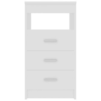 Ladekast 40x50x76 cm bewerkt hout wit 4