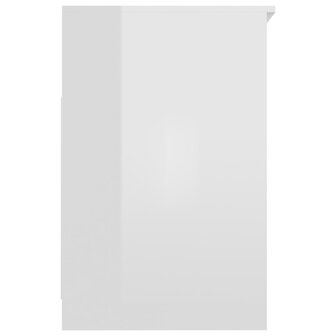 Ladekast 40x50x76 cm bewerkt hout hoogglans wit 5