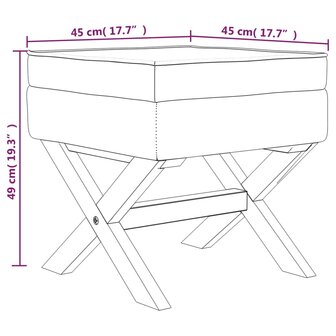 Opbergkruk 45x45x49 cm linnen beige 7