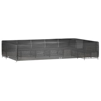 Tuinmeubelhoezen 2 st 16 oogjes rechthoekig 325x205x60 cm 9