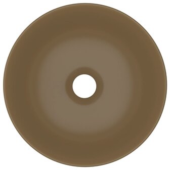 Wastafel rond keramiek matcr&egrave;me 4