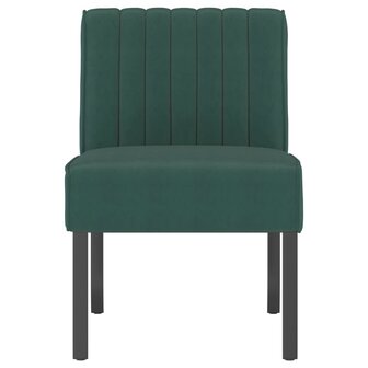 Stoel fluweel donkergroen 3