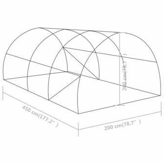Kas 9 m&sup2; 4,5x2x2 m 12