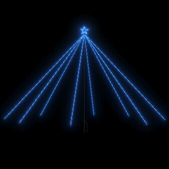 Kerstboomverlichting met 576 LED&amp;apos;s binnen en buiten 3,6 m blauw 2
