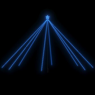Kerstboomverlichting met 800 LED&amp;apos;s binnen en buiten 5 m blauw 2