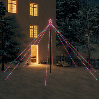 Kerstboomverlichting 800 LED&amp;apos;s binnen/buiten 5 m meerkleurig 1