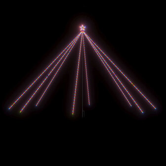 Kerstboomverlichting 800 LED&amp;apos;s binnen/buiten 5 m meerkleurig 2