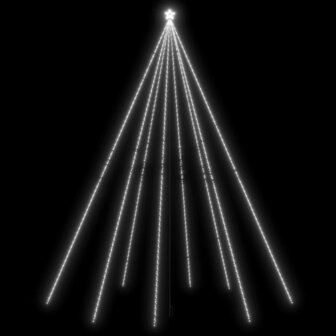 Kerstboomverlichting 1300 LED&amp;apos;s binnen/buiten 8 m koudwit 2