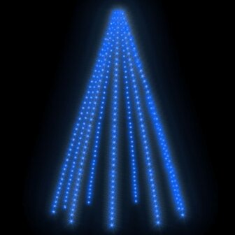 Kerstboomverlichting met 400 LED&amp;apos;s blauw net 400 cm 4