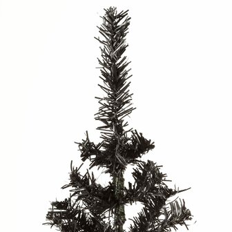Kerstboom smal 150 cm zwart 3
