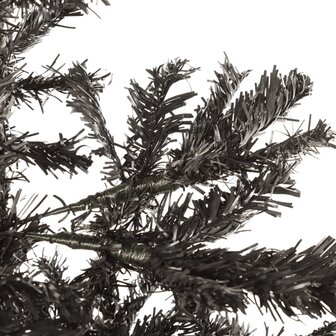 Kerstboom smal 240 cm zwart 4
