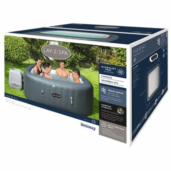 Bestway Lay-Z-Spa Hottub Hawaii HydroJet Pro opblaasbaar 11