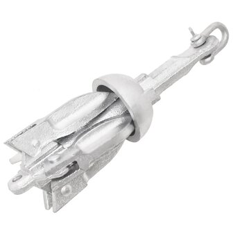 Anker inklapbaar 0,7 kg smeedijzer zilver 1