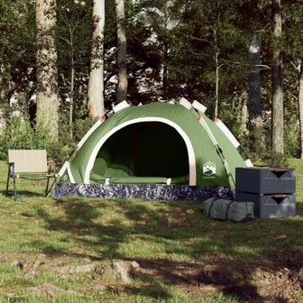 Tent 2-persoons snelontgrendeling groen 3