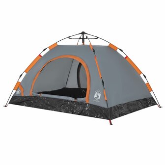 Tent 2-persoons snelontgrendeling grijs 4