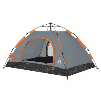 Tent 2-persoons snelontgrendeling grijs 5