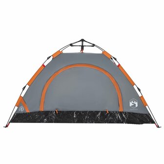 Tent 2-persoons snelontgrendeling grijs 7