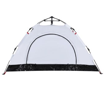 Tent 2-persoons snelontgrendeling verduisterende stof wit 9