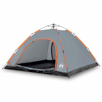 Tent 5-persoons snelontgrendeling grijs 2