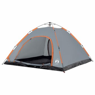 Tent 5-persoons snelontgrendeling grijs 4