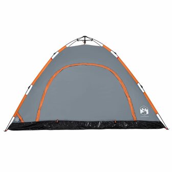 Tent 5-persoons snelontgrendeling grijs 6