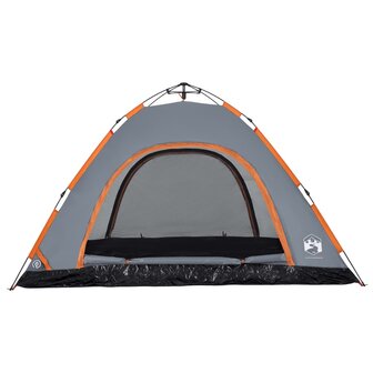Tent 5-persoons snelontgrendeling grijs 7
