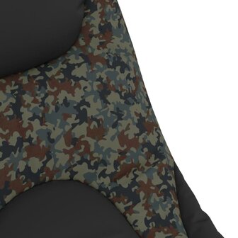Visbed met verstelbare modderpoten inklapbaar camouflage 10