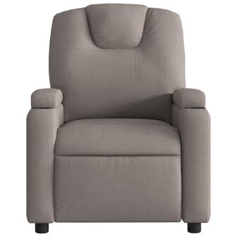 Massagestoel verstelbaar stof taupe 4