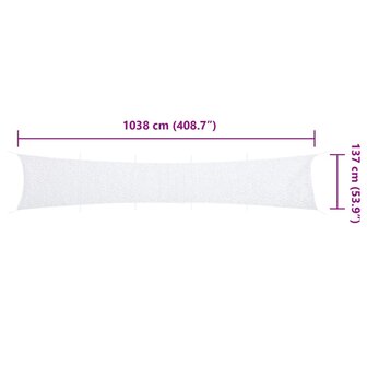 Camouflagenet met opbergzak 1038x137 cm wit 7