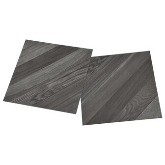 Vloerplanken zelfklevend 55 st 5,11 m&sup2; PVC gestreept grijs 4