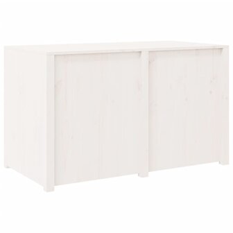 Keukenkast voor buiten 106x55x64 cm massief grenenhout wit 6