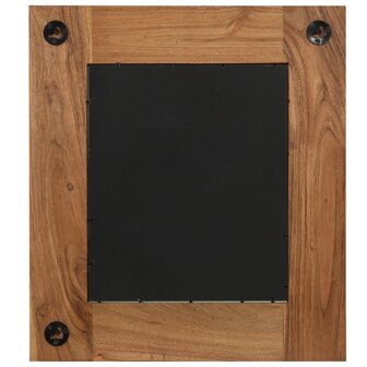 Spiegel 50x50 cm massief acaciahout 5