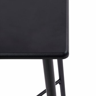 3-delige Barset kunststof zwart 4