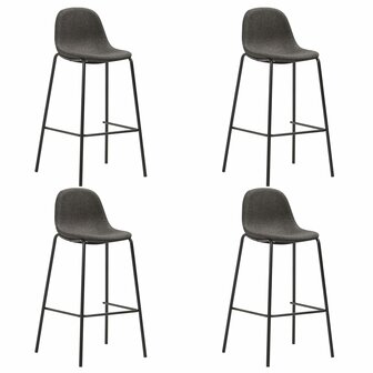 5-delige Barset stof donkergrijs 6