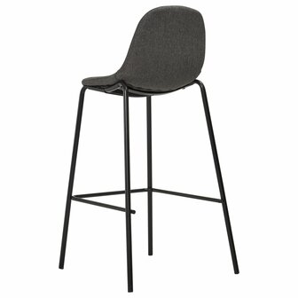 5-delige Barset stof donkergrijs 10