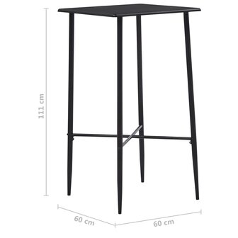 5-delige Barset stof donkergrijs 12