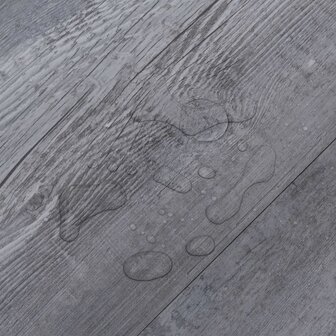 Vloerplanken zelfklevend 5,21 m&sup2; 2 mm PVC mat houtgrijs 5