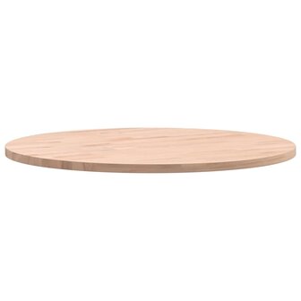 Tafelblad rond &Oslash;50x1,5 cm massief beukenhout 5