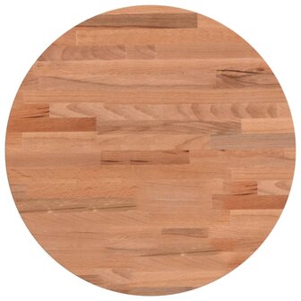 Tafelblad rond &Oslash;40x1,5 cm massief beukenhout 2