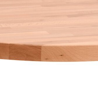 Tafelblad rond &Oslash;40x1,5 cm massief beukenhout 3