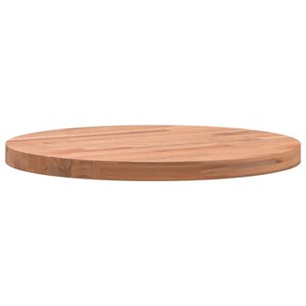 Tafelblad rond &Oslash;40x2,5 cm massief beukenhout 5