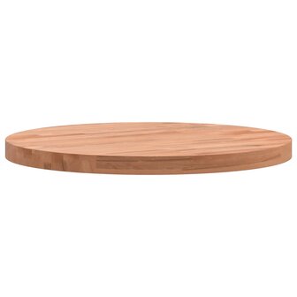 Tafelblad rond &Oslash;40x2,5 cm massief beukenhout 6