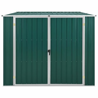 Tuinschuur 195x198x159 cm gegalvaniseerd staal groen 2