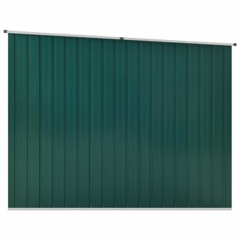 Tuinschuur 195x198x159 cm gegalvaniseerd staal groen 4